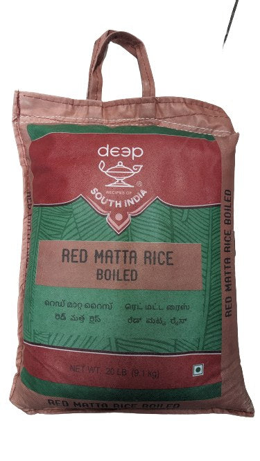 Deep Red Matta Rice Boiled 20 lb