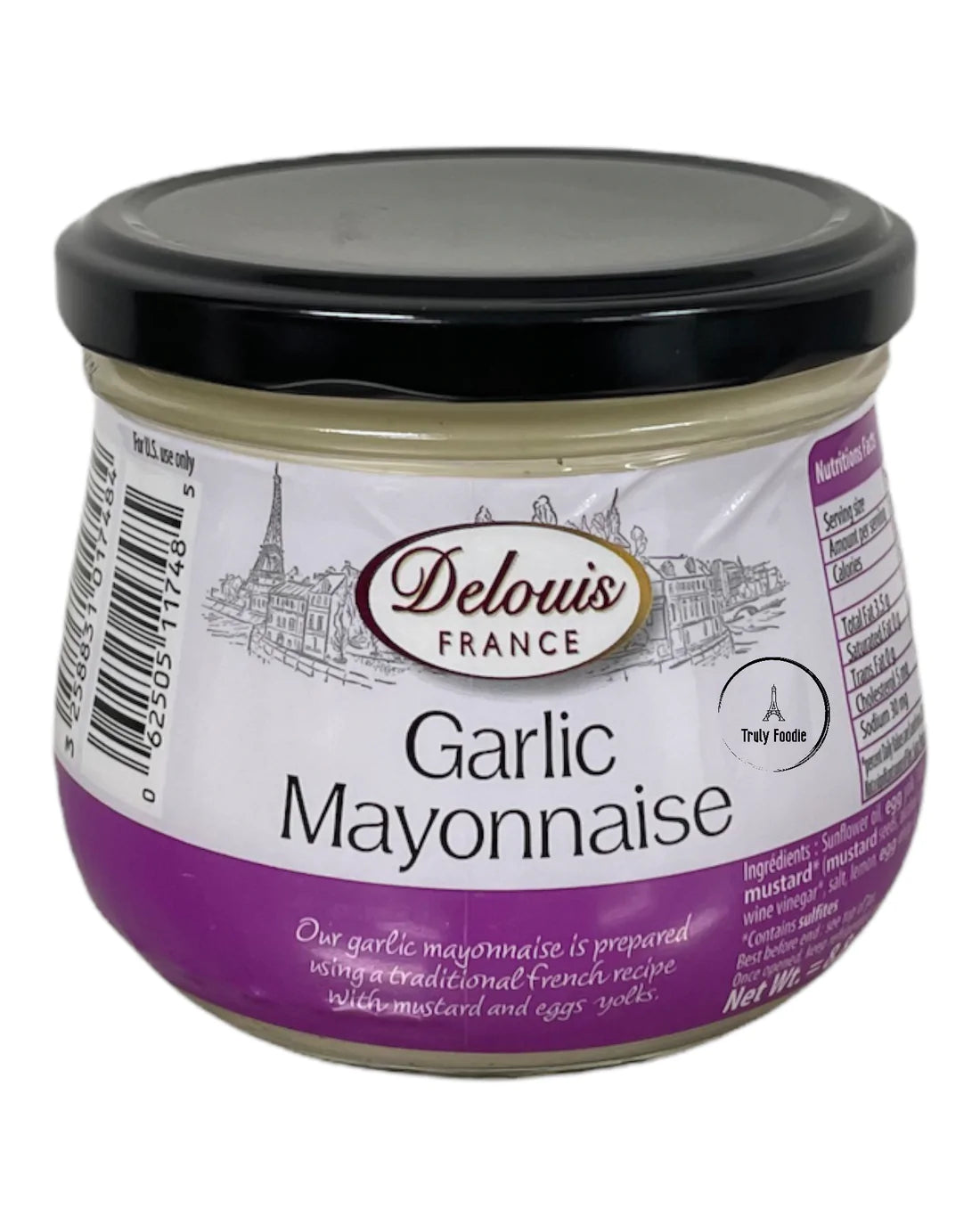Delouis Garlic Mayonnaise Sauce 6.7oz 12ct