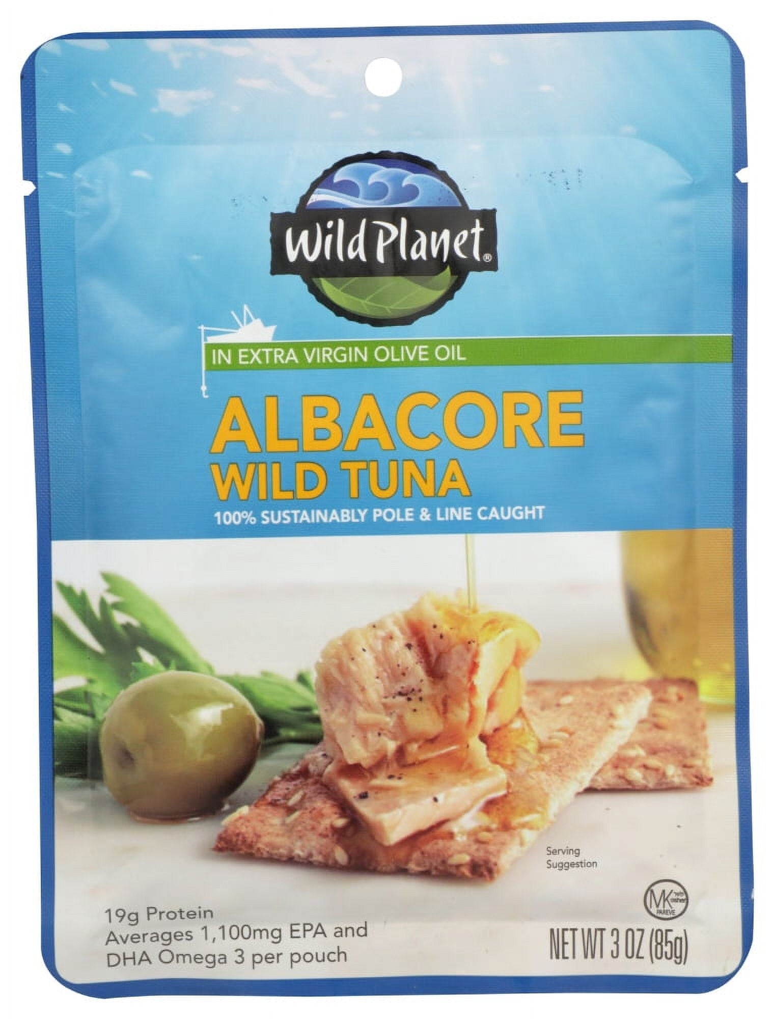 Wild Planet Albacore Wild Tuna 3 Oz Pouch