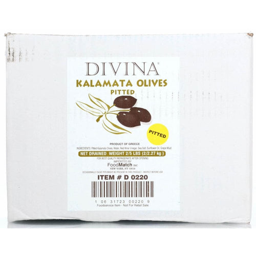 Divina Pitted Kalamata Olives 5lb 2ct