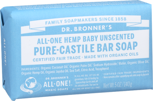 Wholesale Dr. Bronner's Mild Aloe Baby Soap Bar 5.0oz- Bulk