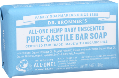 Wholesale Dr. Bronner's Mild Aloe Baby Soap Bar 5.0oz- Bulk