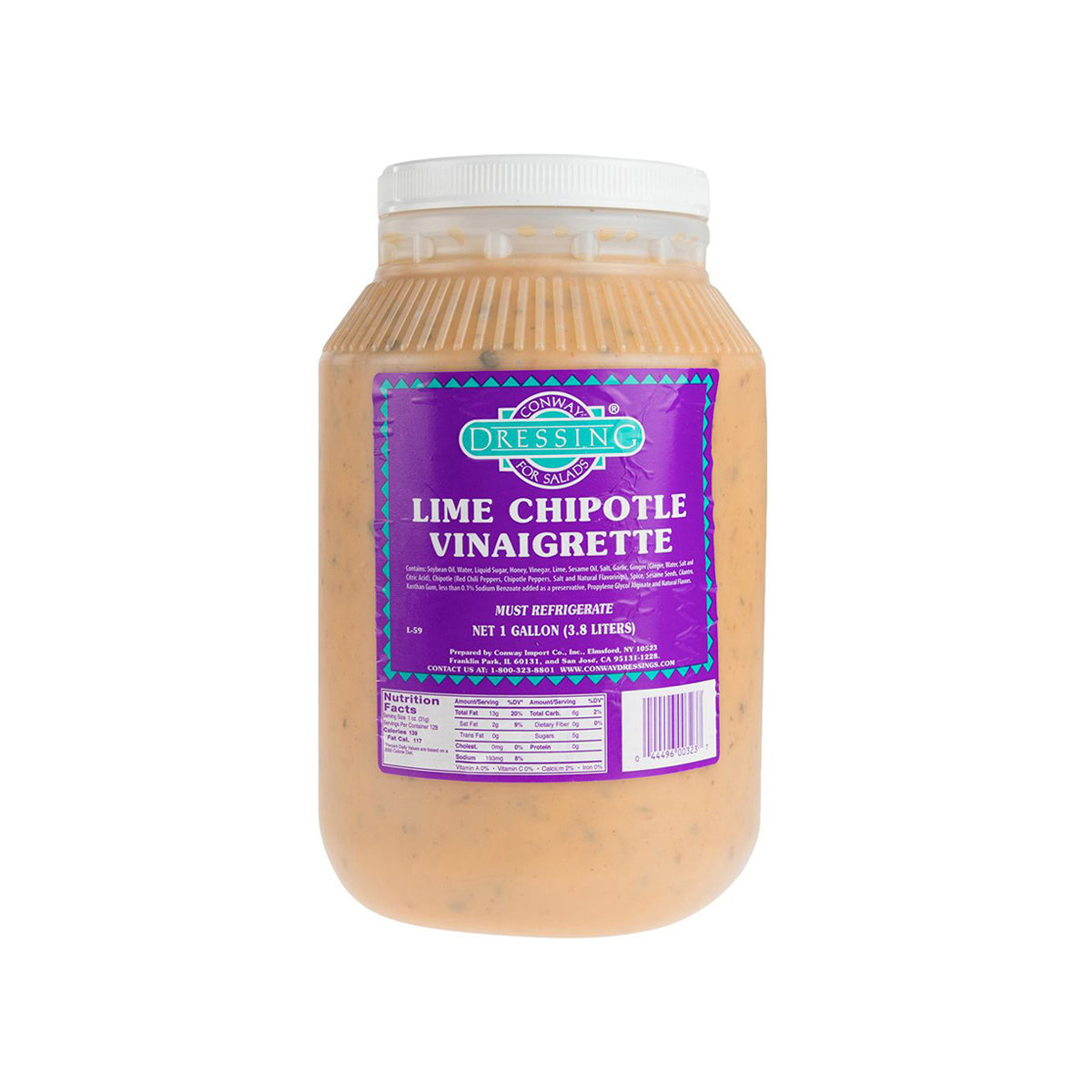 Wholesale Conway Lime Chipotle Vinaigrette-1 GAL Bulk