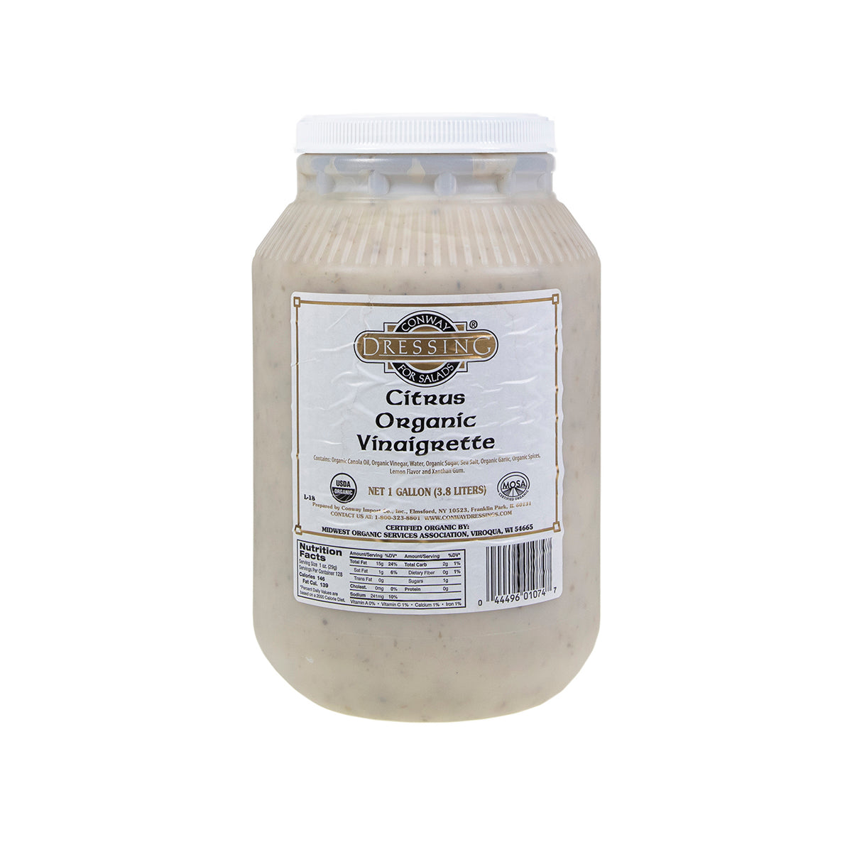 Wholesale Conway Organic Citrus Vinaigrette-1 GAL Bulk