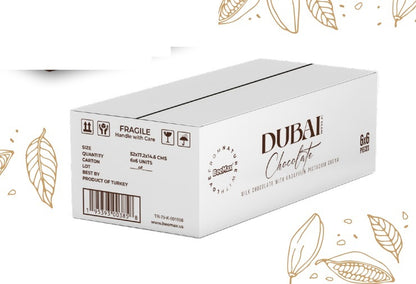 Wholesale Dubai Chocolate Bar 7oz – Luxury in Every Bite- Bulk