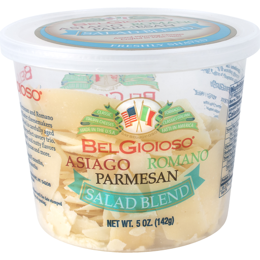 BelGioioso Freshly Shaved Cheese Caesar Salad Blend 5oz 12ct