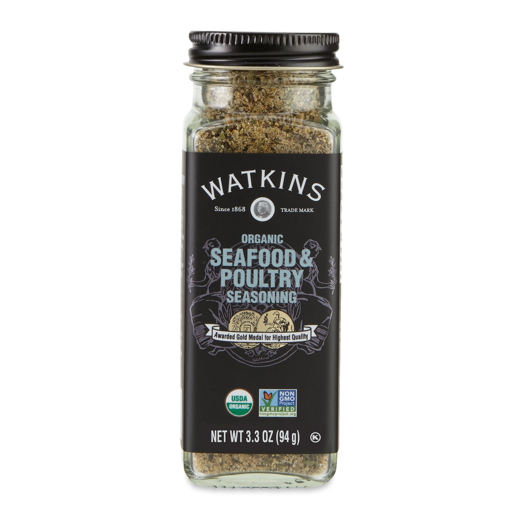 Watkins Gourmet Organic Spice Seafood & Poultry Seasoning 3.3 oz
