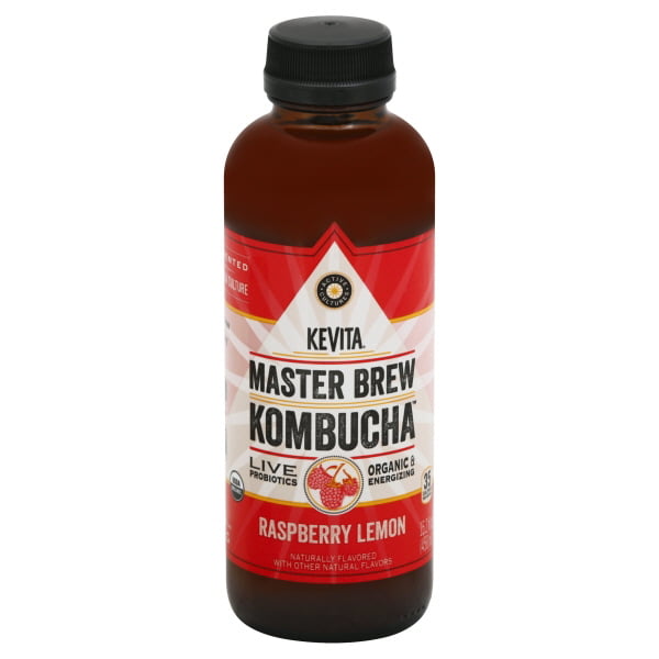 Kevita Raspberry Lemon Master Brew Kombucha 15.2 Fl Oz