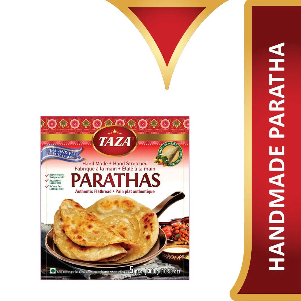 Wholesale Taza Foods Hand Made Paratha 5pcs- Bulk
