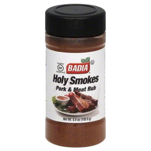 Badia Pork & Meat Rub, Holy Smokes 5.5 oz Shaker
