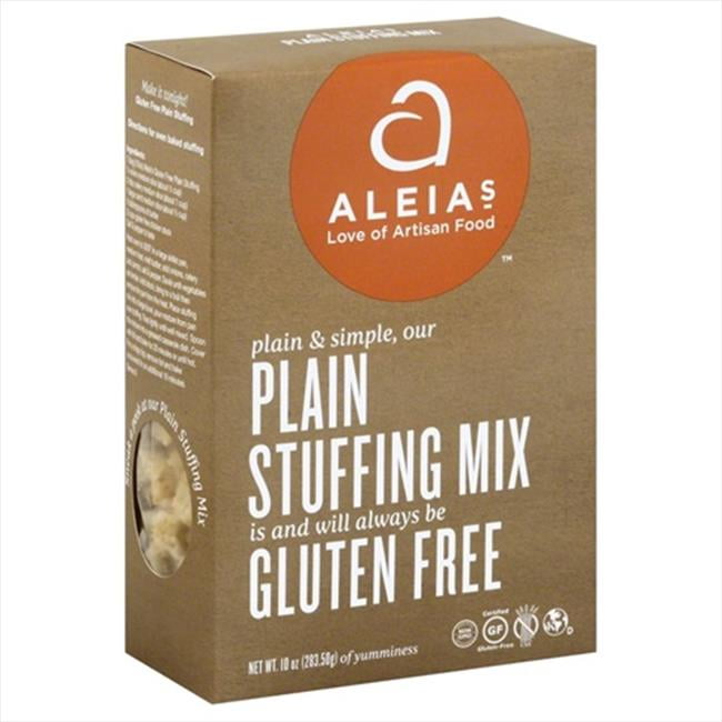 Aleia's Gluten Free Foods Stuffing Mix Plain 10 oz Box