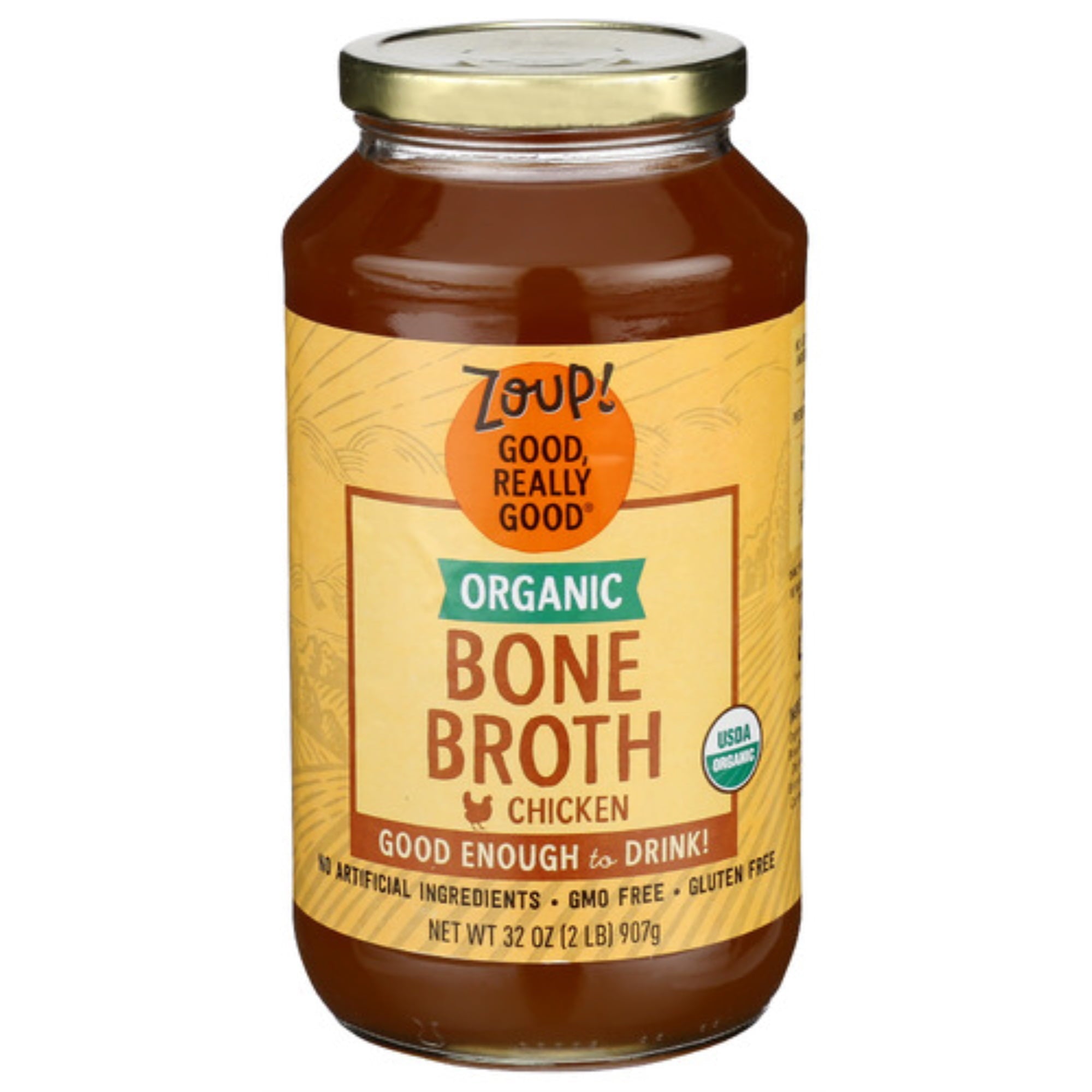 Zoup! Bone Broth Chicken 32 Oz Jar