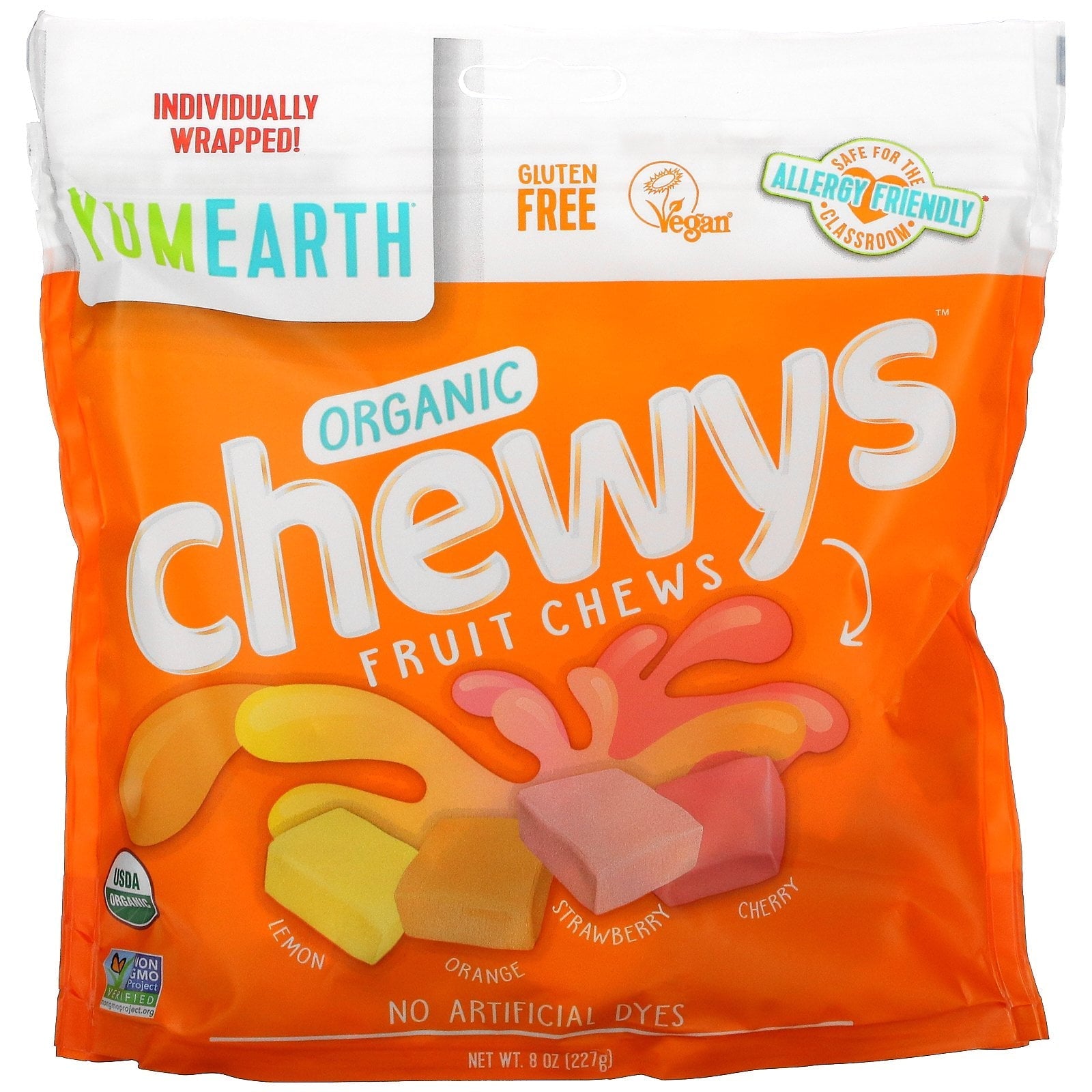 Yummy Earth Organic Chewys Fruit Chews 8 oz
