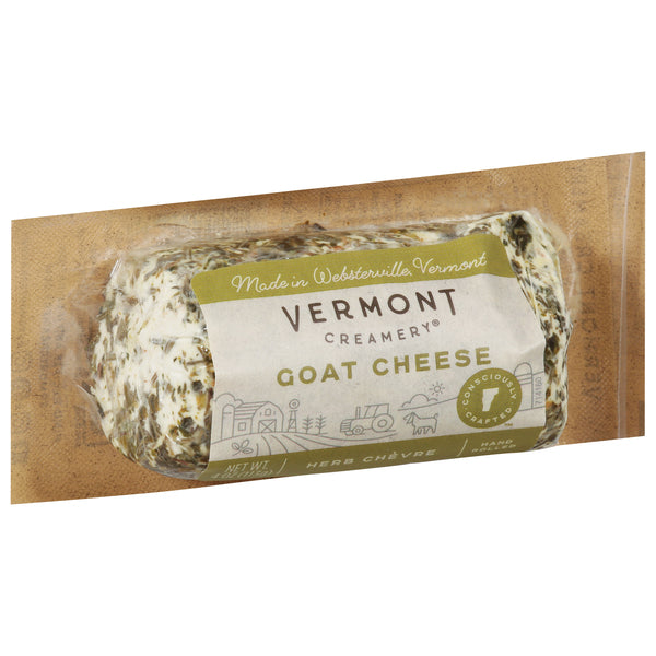 Vermont Creamery Goat Cheese Herb Chevre Log 4oz 12ct