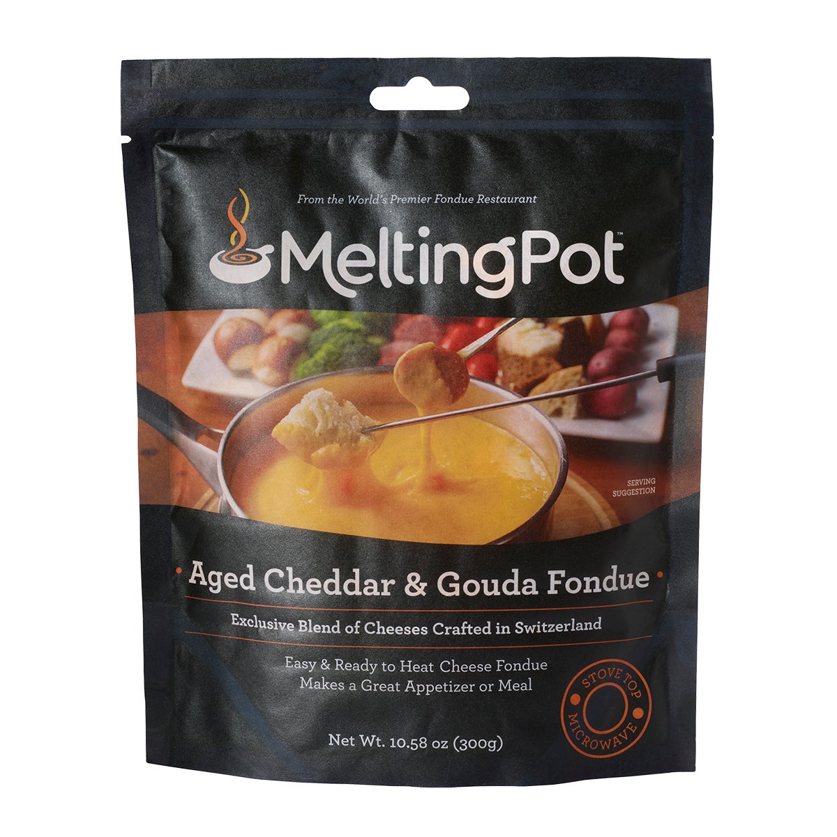 Melting Pot Aged Cheddar & Gouda Fondue 10.58oz 8ct