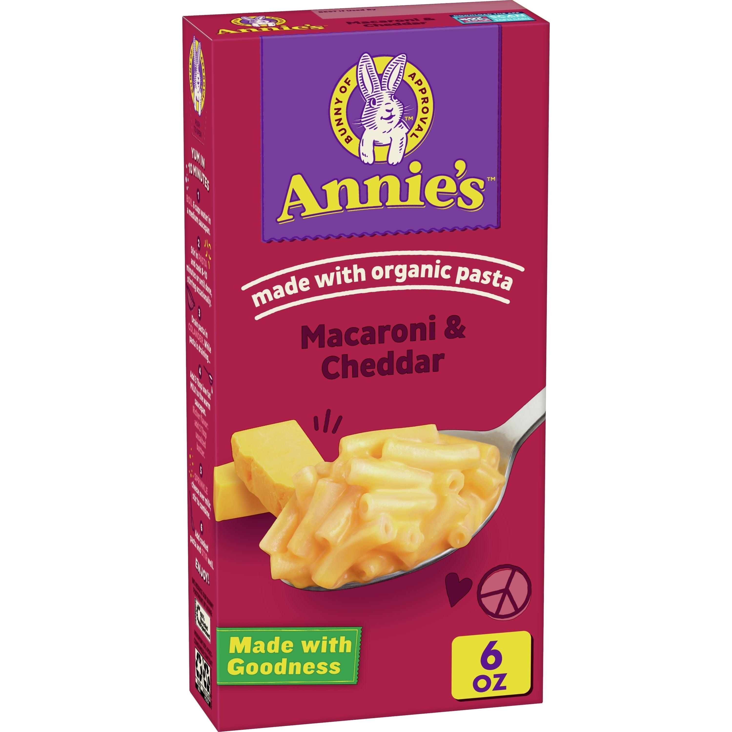 Annie's Homegrown Low Sodium Macaroni & Cheese 6 Oz Box