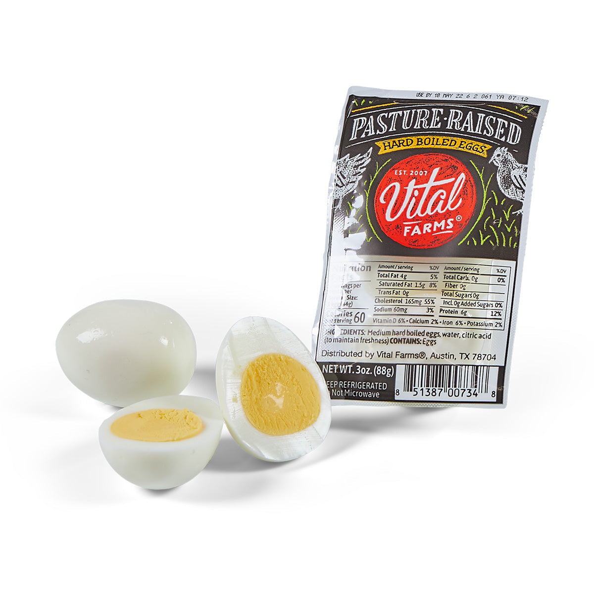 Vital Farms Pasture Raised Hard Boiled Eggs 2 CT