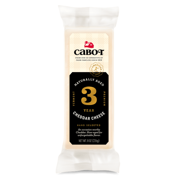 Cabot 3 Year White Cheddar Deli Bar 8oz