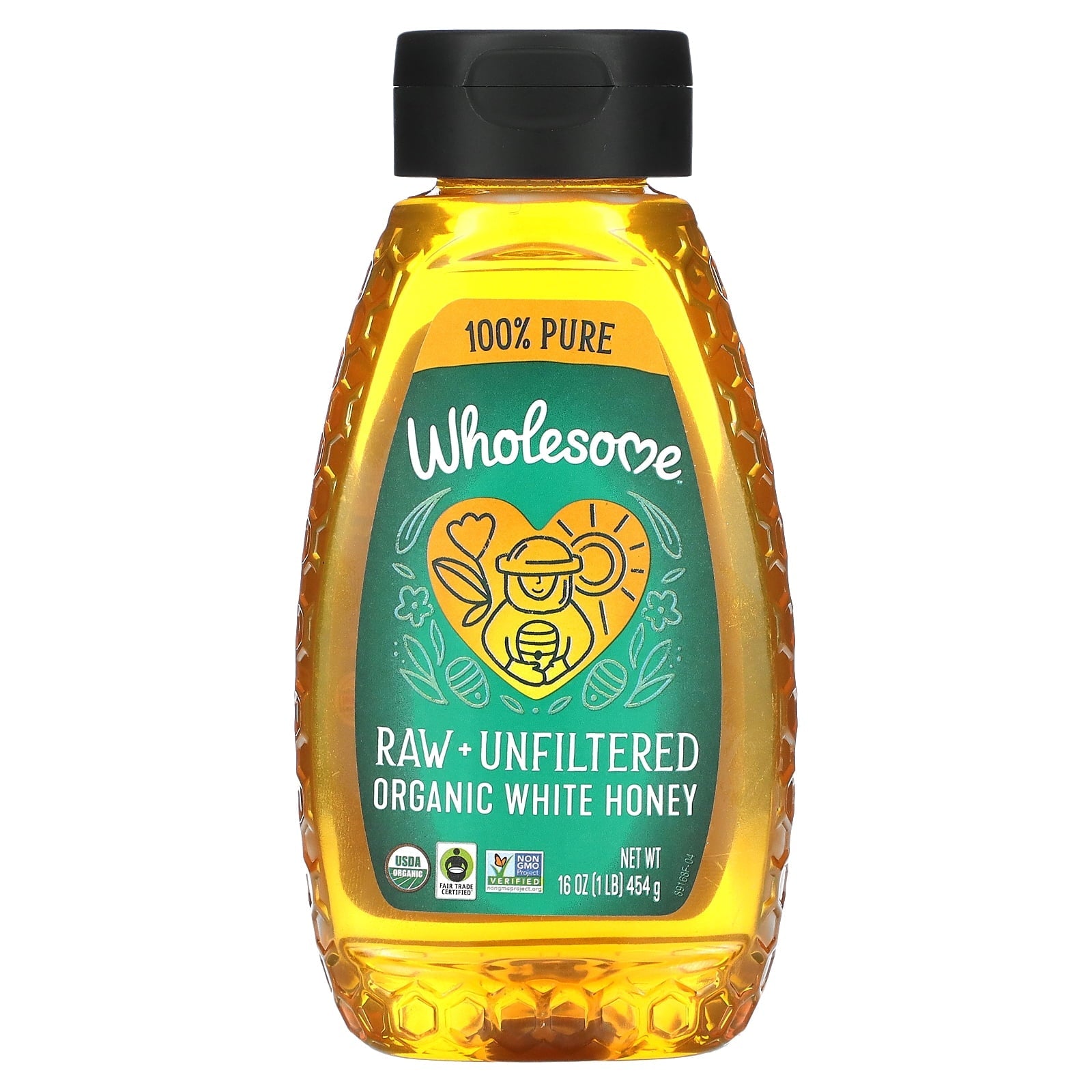 Wholesome Sweeteners Organic White Honey 16 oz