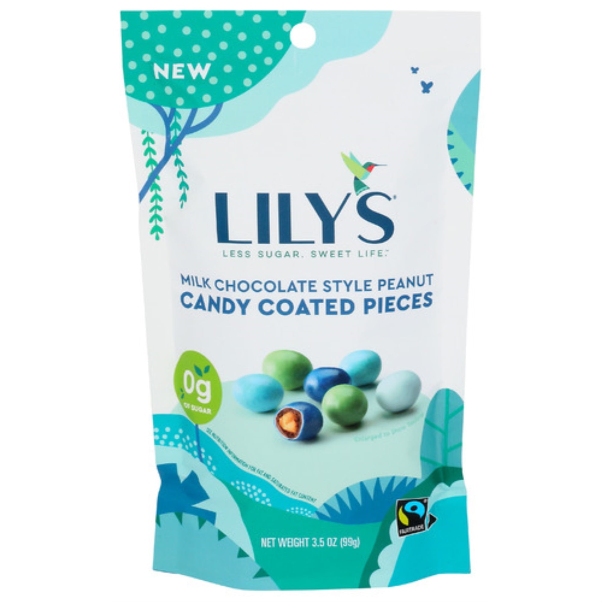 Lilys Milk Chocolate Peanuts Candy Coated 3.5 Oz
