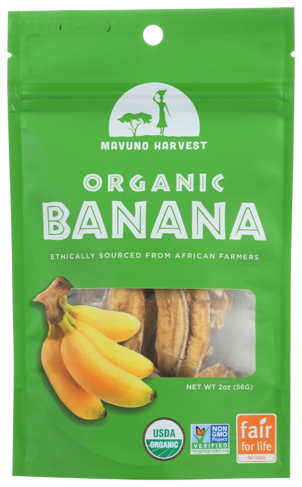Mavuno Harvest Organic Dried Banana 2 Oz