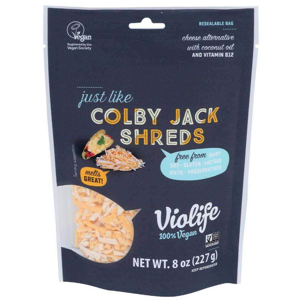 Violife Colby Jack Shreds Veganack Shred 8 OZ