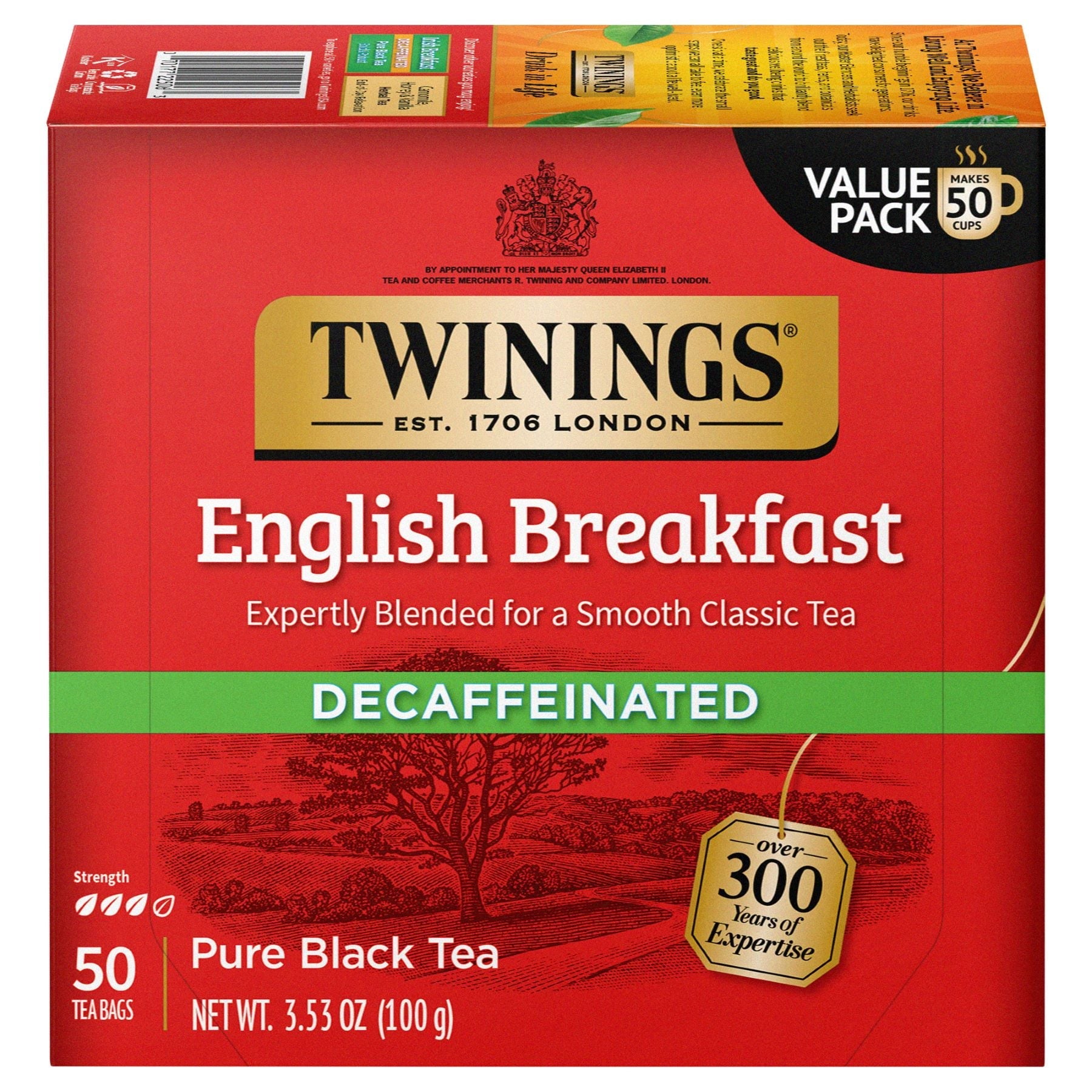 Twinings Of London Decaffeinated Herbal Tea Bags 2.65 Oz