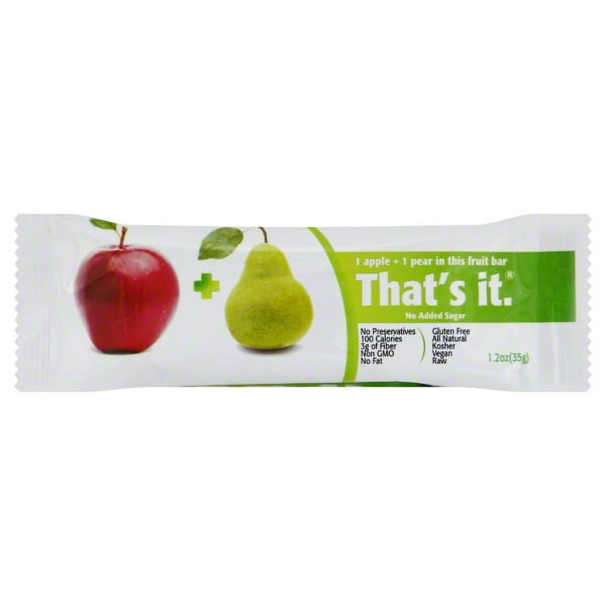 That's It Apple Pear Fruit Bar 1.2 Oz