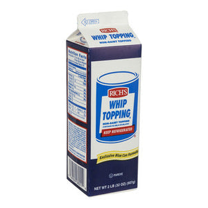 Wholesale Rich's Whip Topping Frozen 32oz-12ct Case Bulk