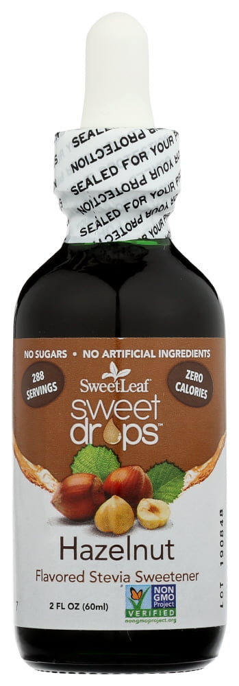 Wisdom Sweet Drops Hazelnut Liquid Stevia 2 Fl Oz