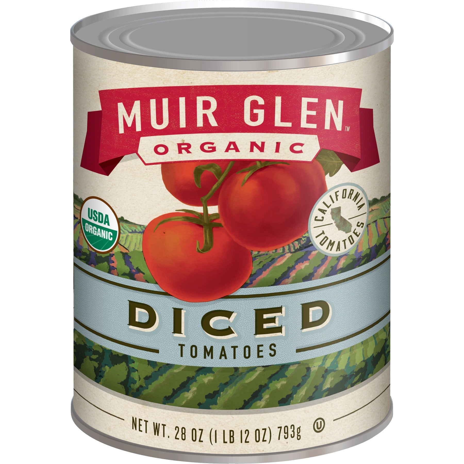 Muir Glen Organic Diced Tomatoes 28 Oz