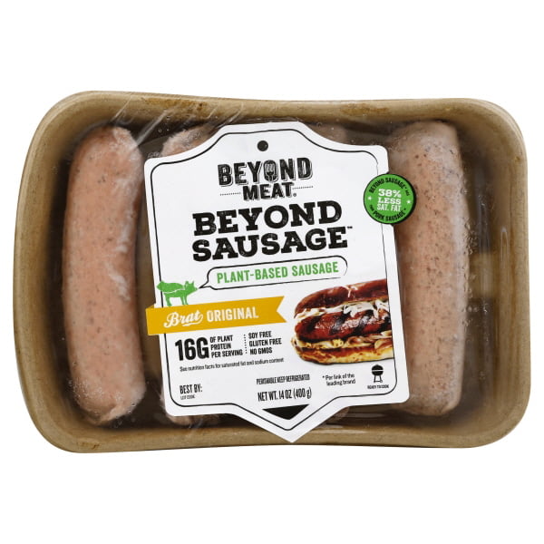 Beyond Meat Beyond Sausage Brat Plant Based Links 14 oz Bag