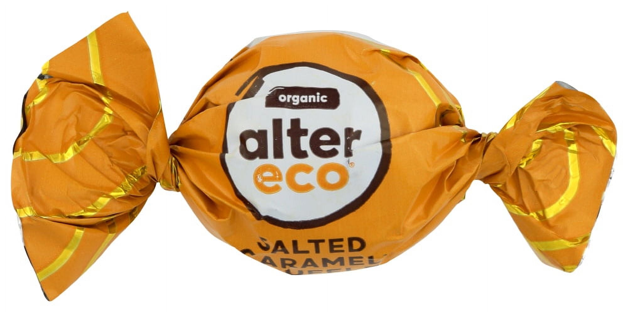 Alter Eco Chocolate Salted Caramel Truffles 0.42 Oz Packet