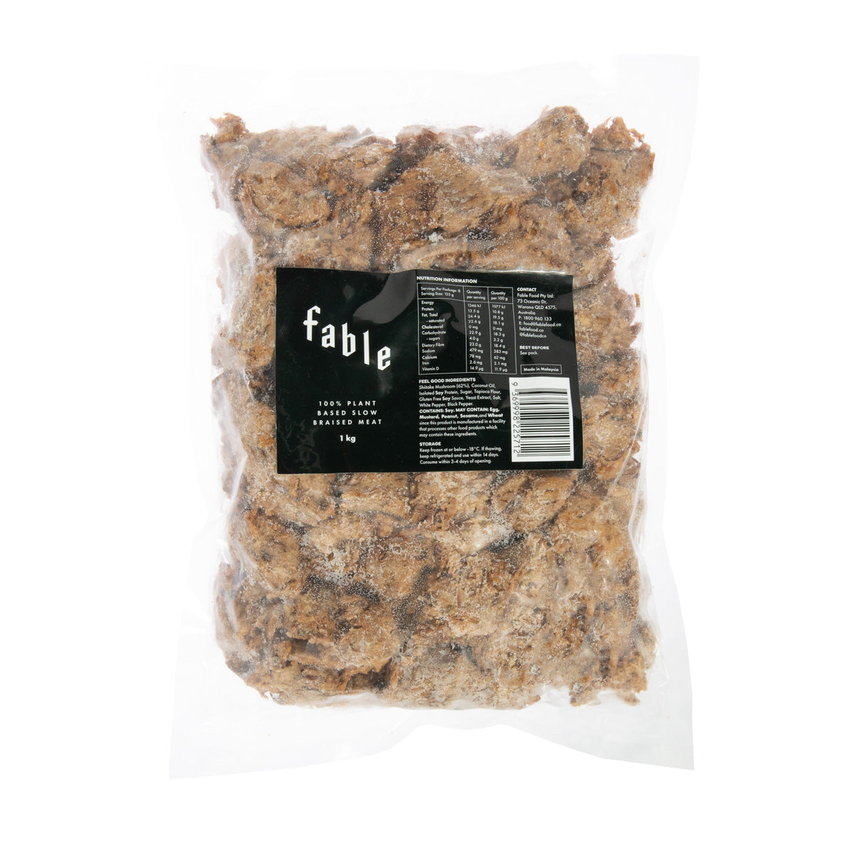 Wholesale Fable Plant Based Meaty Pulled Mushrooms- Bulk