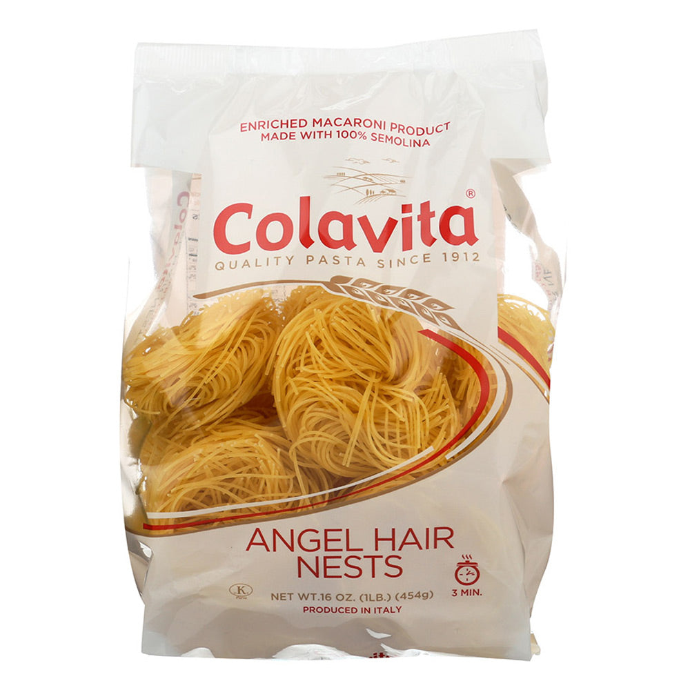 Colavita Capellini Pasta Nests (Angel Hair) | 1 lb