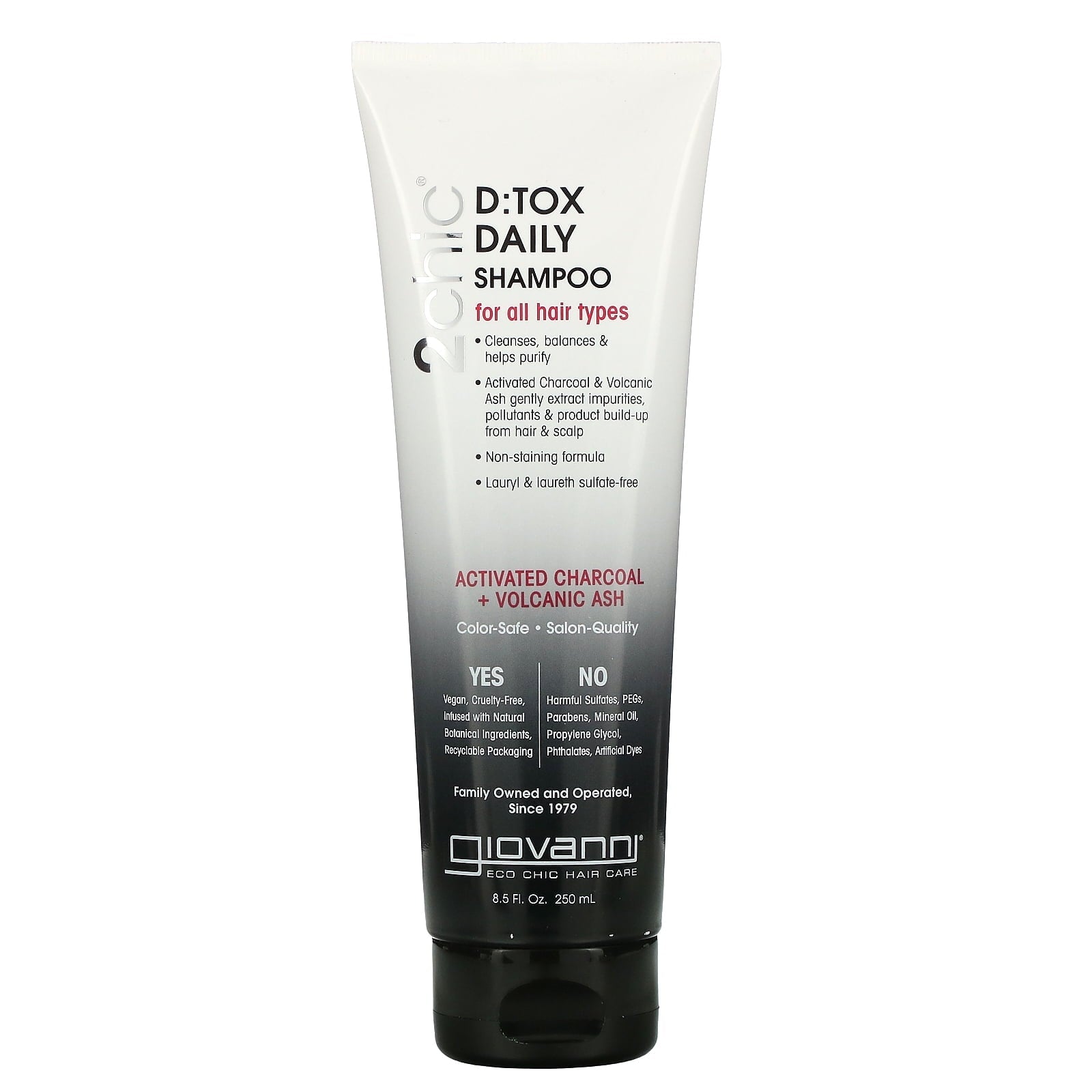 2chic Detox Daily Shampoo 8.5 oz Bottle