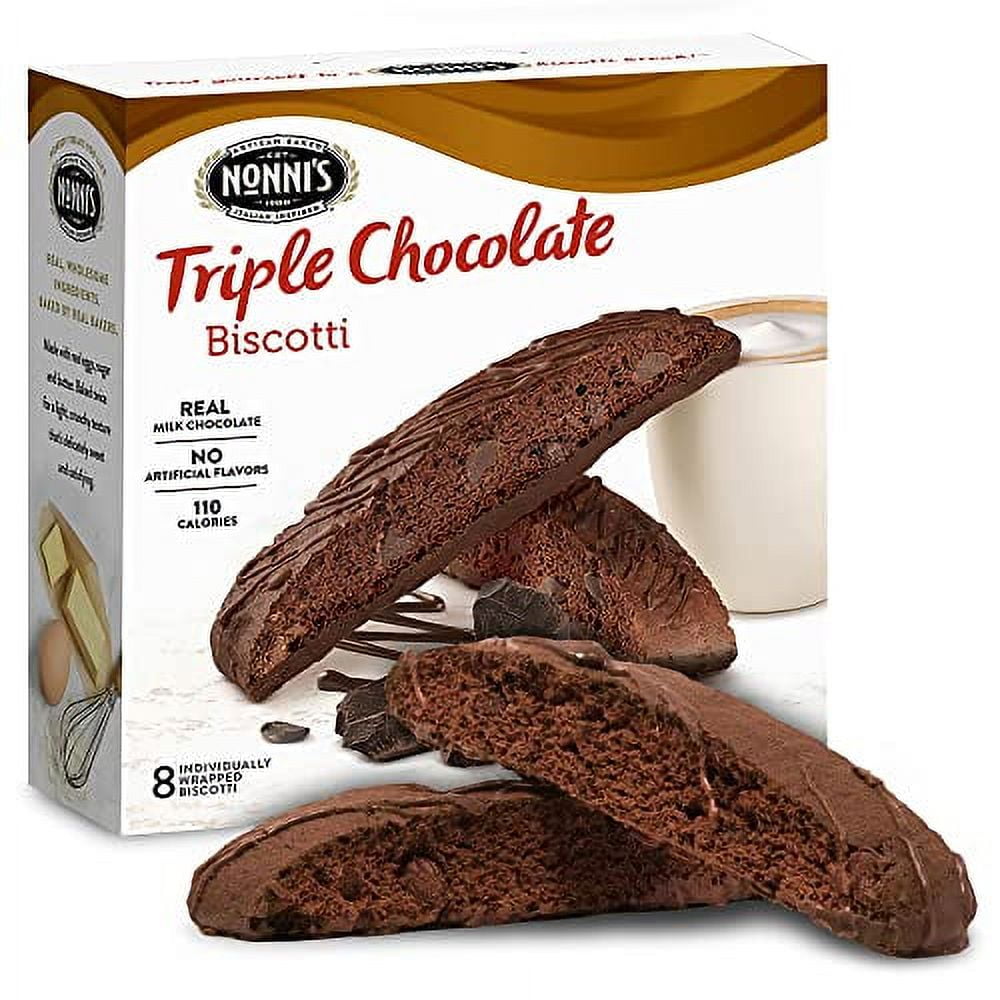 Nonni's Milk Chocolate Without Nuts Biscotti 6.88 Oz