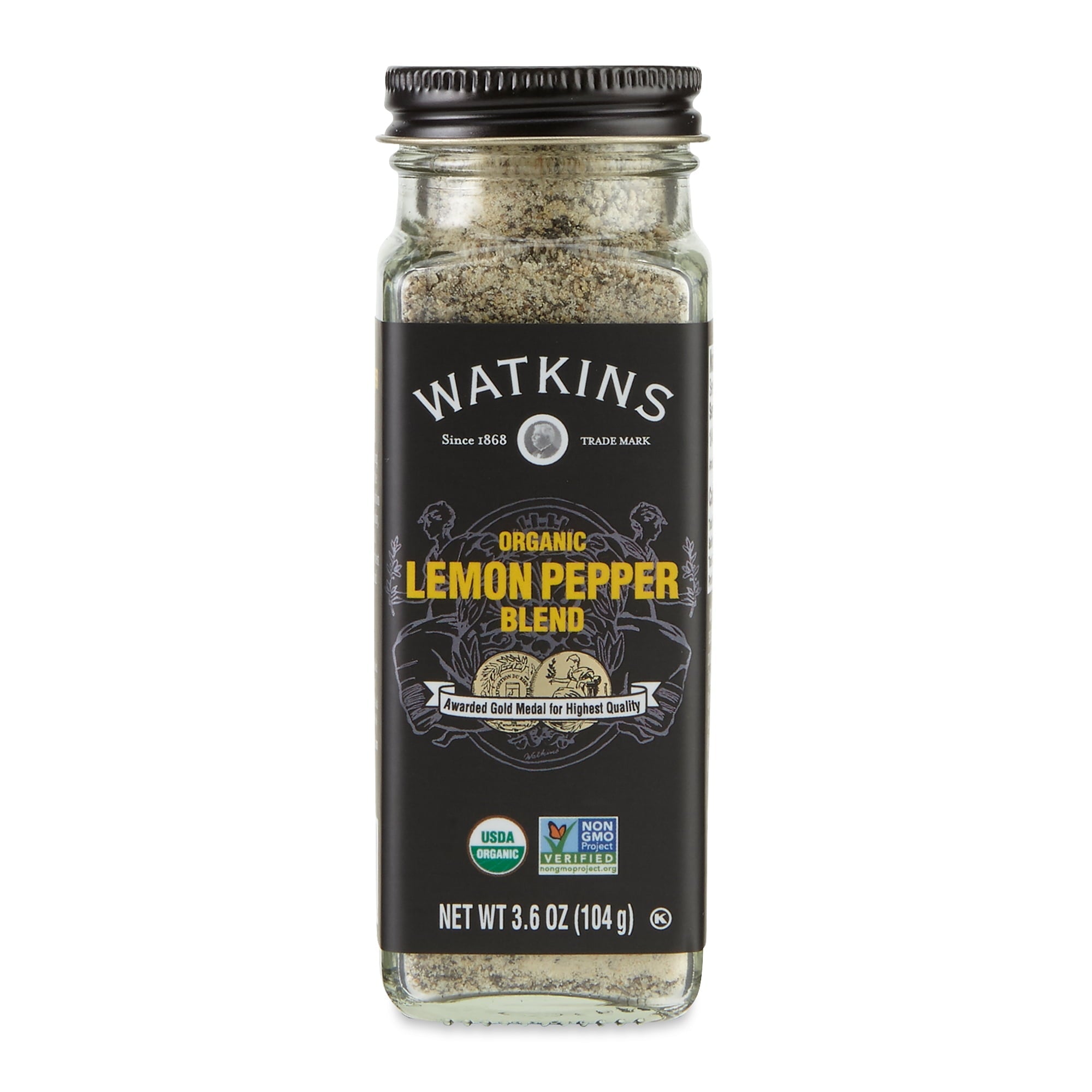 Watkins Gourmet Organic Spice Lemon Pepper Blend 3.6 oz