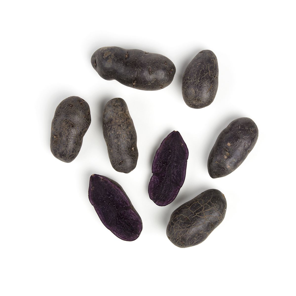 Wholesale BoxNCase Large Purple Potatoes-50 LB Bulk