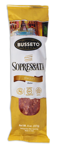 Wholesale Busseto Soppressata Chub Salami 8 OZ- Bulk