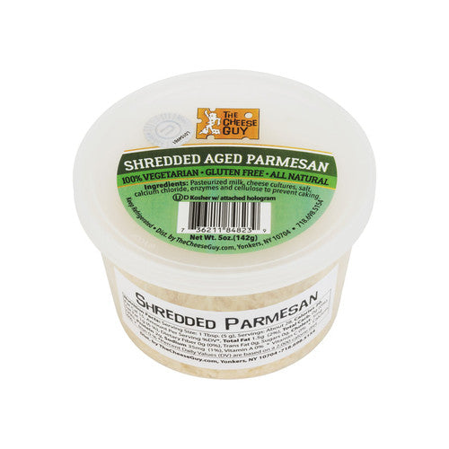 Wholesale The Cheese Guy Shredded Aged Parmesan 5 oz-12ct Case Bulk