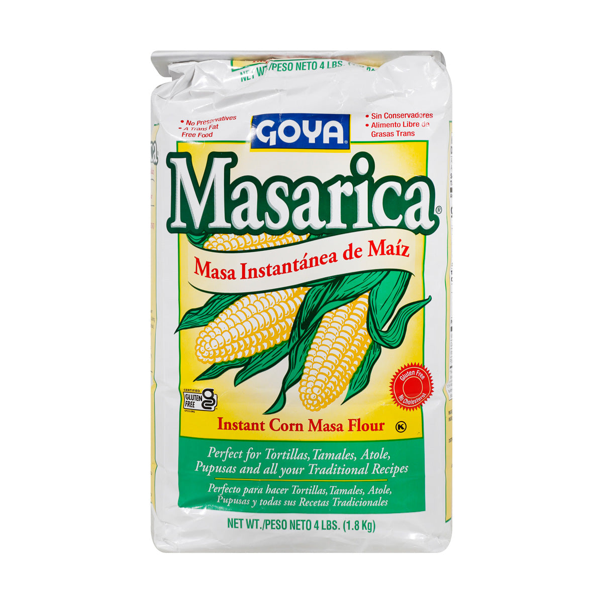 Goya Instant White Corn Masa Flour 4 LB