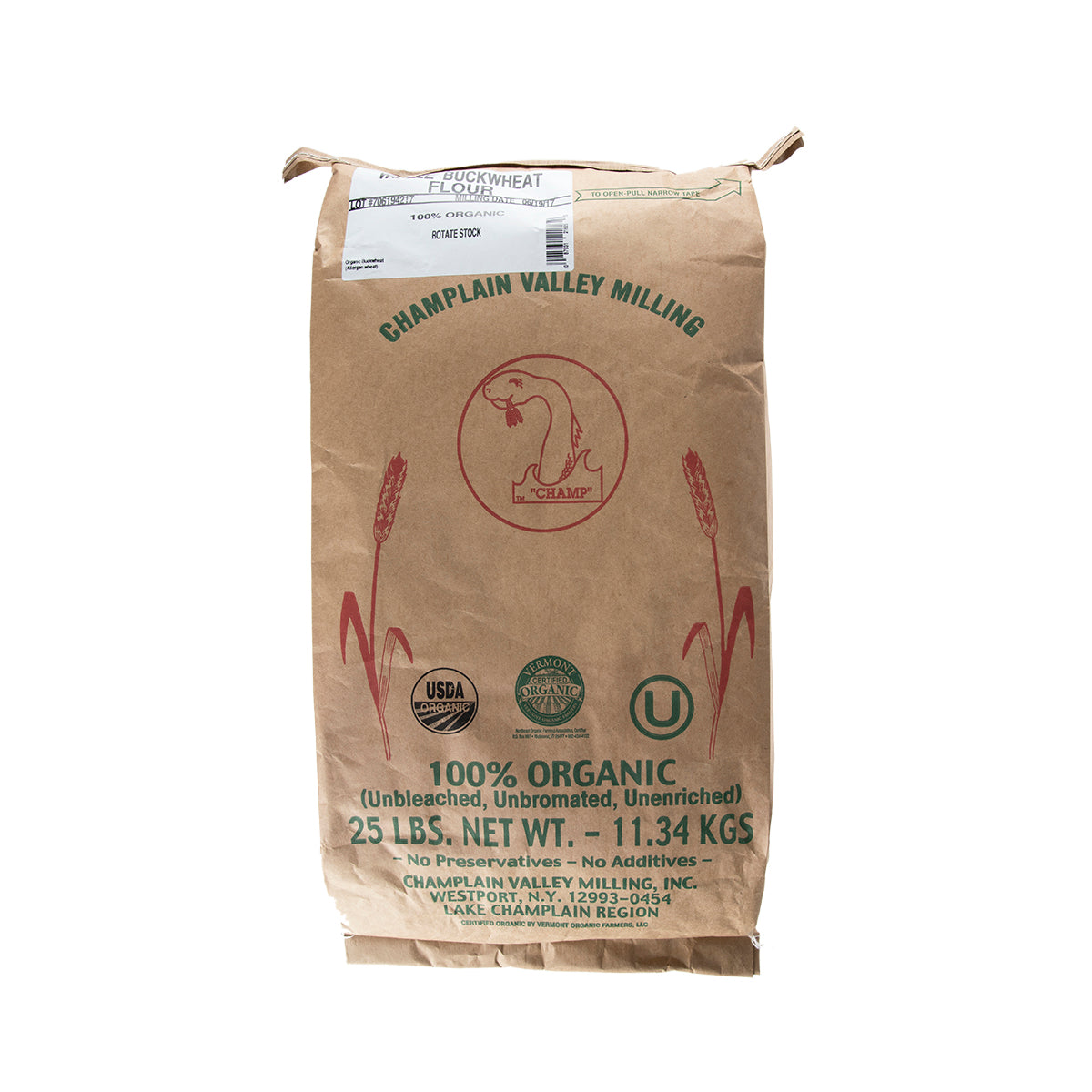 Bob'S Red Mill Organic Buckwheat Flour 25 lb Bag