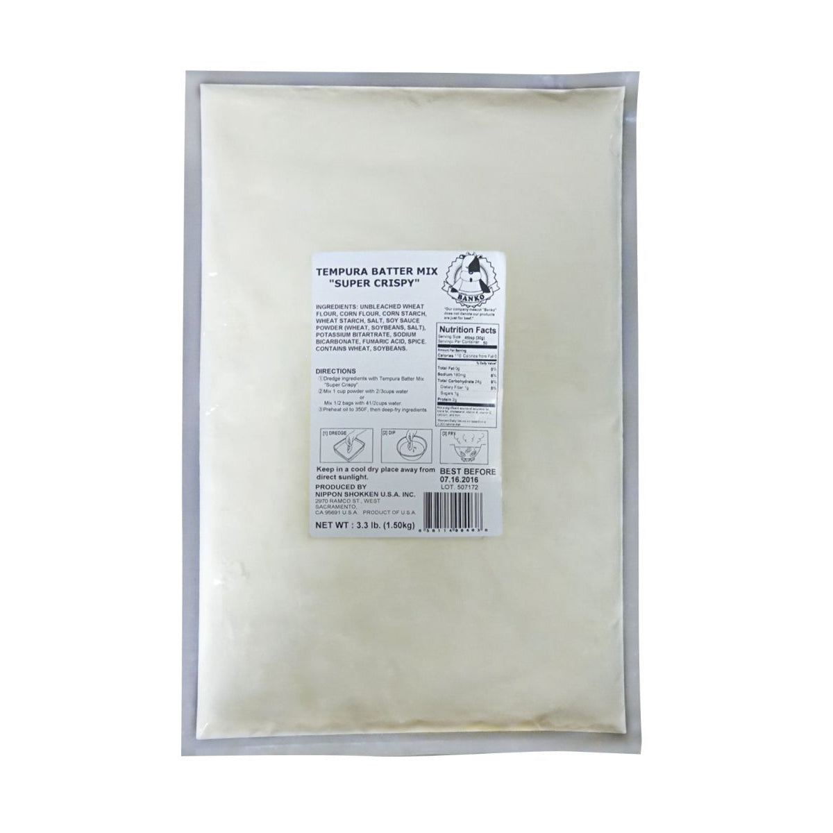 Nippon Shokken Tempura Batter (Super Crispy) 3.3 LB