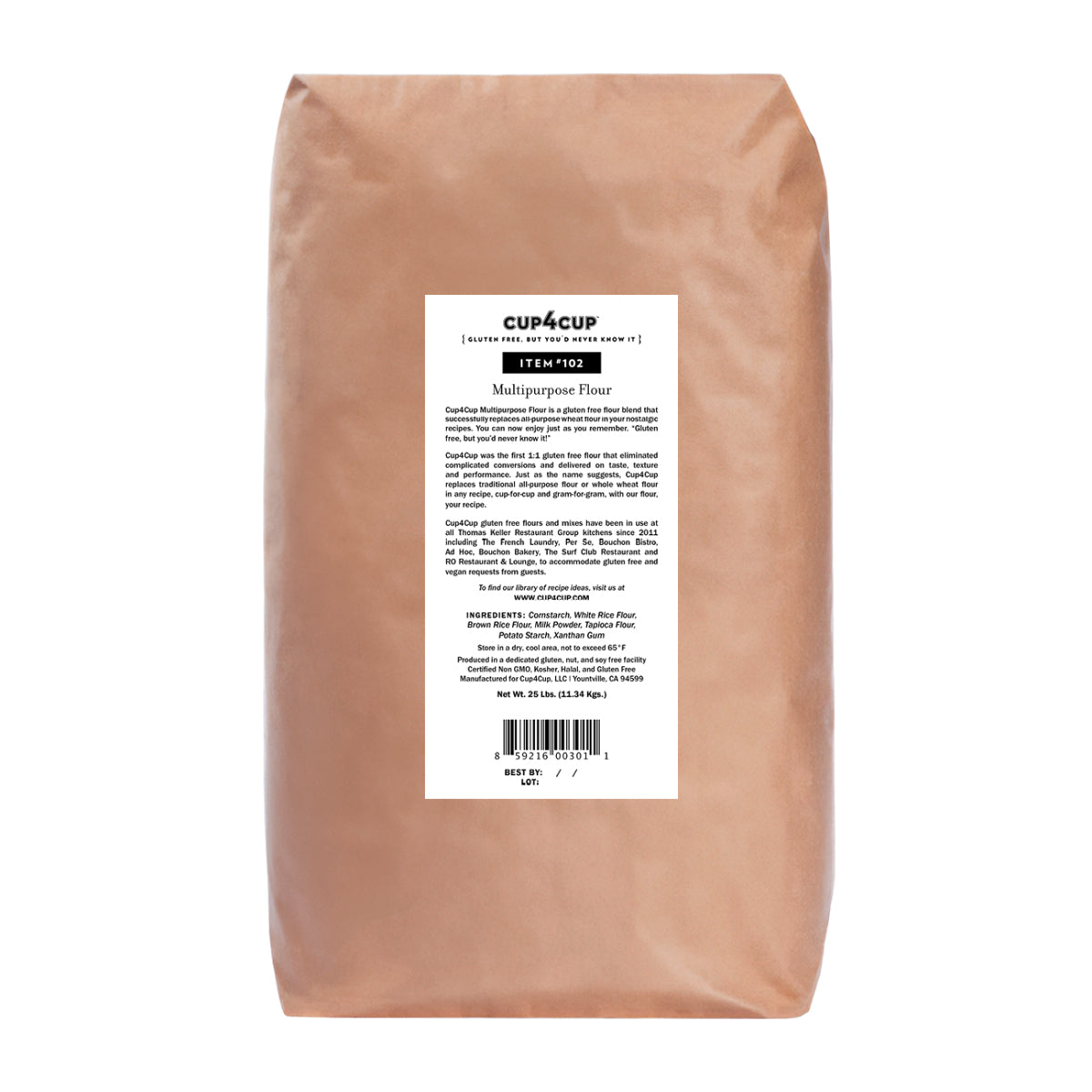 Cup4Cup Dairy Free Multipurpose Flour Blend