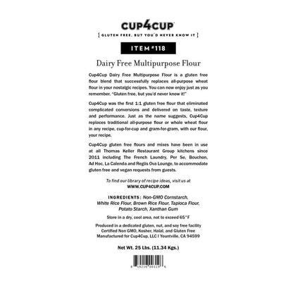 Wholesale Cup4Cup Dairy Free Multipurpose Flour Blend- Bulk