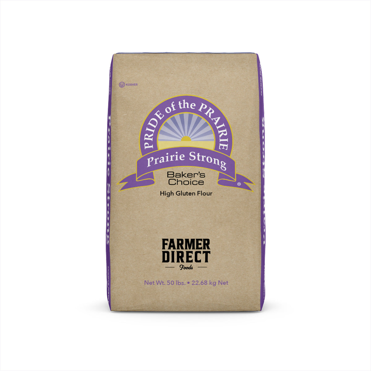 Wholesale Farmer Direct Foods Prairie Platinum Bleached Enriched All Purpose Flour-50 LB Bulk