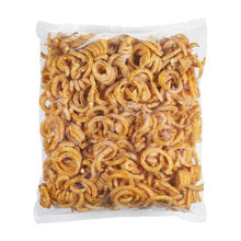 Wholesale Simplot Frozen Skin On Savory Battered Curly Fries 5 LB- Bulk