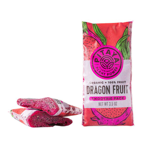 Wholesale Pitaya Foods Frozen Organic Pitaya/Dragon Fruit Smoothie Packs 100 GR-60ct Case Bulk