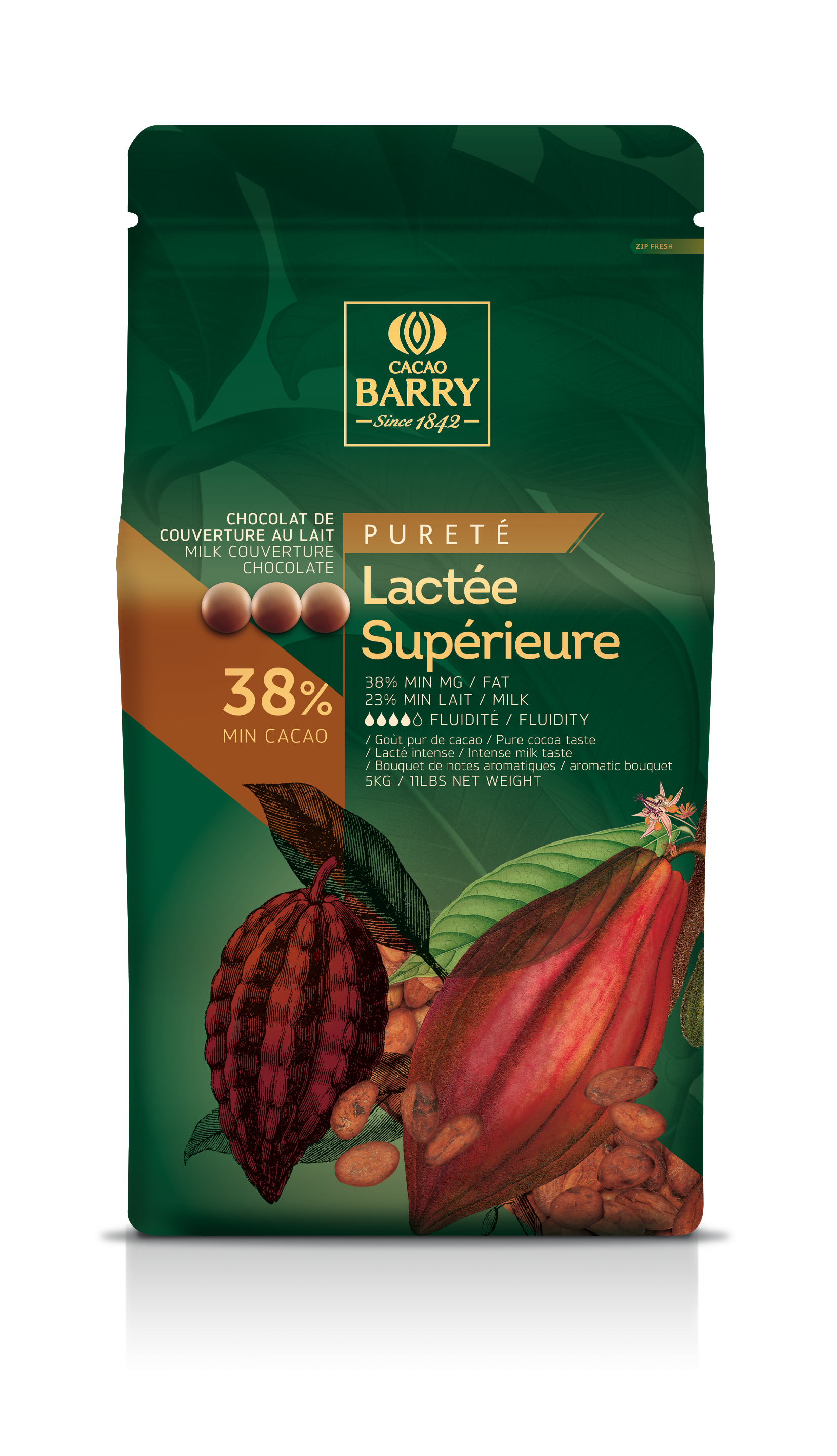Cacao Barry 38% Lactee Superieure 5kg